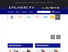 Tablet Screenshot of duseti.si